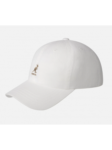 Kangol Washed Baseball - White